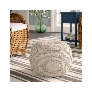 Handcrafted Moroccan Carpet Pouf for Cozy Home Decor