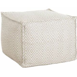 Luxury Handcrafted Diamond Pattern Moroccan Carpet Pouf