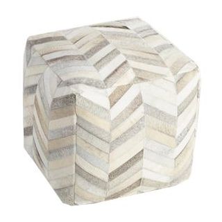 Handmade Moroccan Carpet Pouf - Vibrant Tufted Design