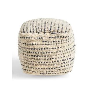 Moroccan Carpet Pouf 075: Hand-Crafted Luxury Pouf