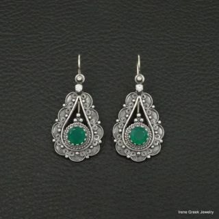 Handcrafted Moroccan Berber Earrings – Geometric Design