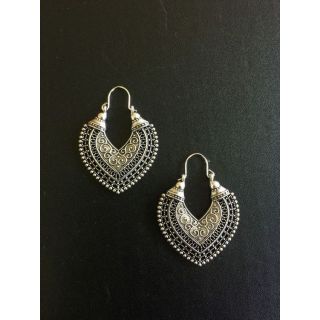 Moroccan Tuareg Berber Geometric Earrings for Ethnic Elegance