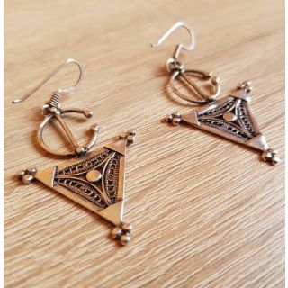 Moroccan Tuareg Berber Geometric Earrings