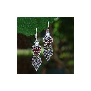 Sophisticated Handcrafted Moroccan Earrings with Geometric Patterns - Tuareg Design Integration