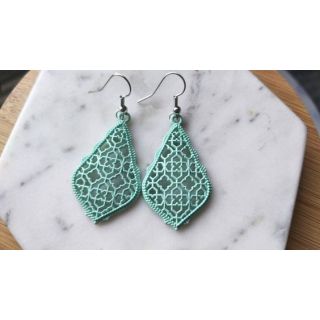 Tuareg Berber Geometric Earrings - Handcrafted Statement Jewelry