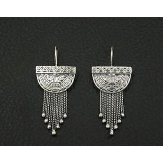 Moroccan Tuareg Berber Geometric Earrings for Exotic Style