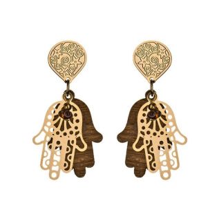 Berber Geometric Earrings - Handmade Moroccan Tuareg Jewelry