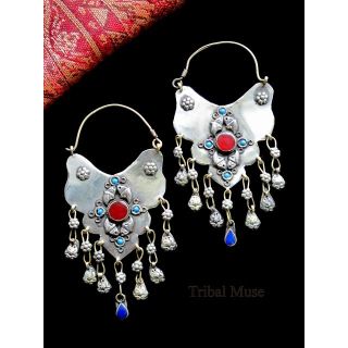 Moroccan Berber Handcrafted Earrings - Ethnic Tuareg Design