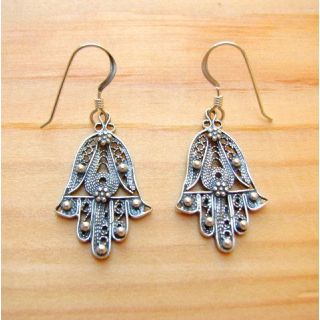 Handcrafted Moroccan Berber Geometric Earrings - Ethnic-Inspired Statement Jewelry