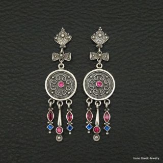 Moroccan Tuareg Berber Geometric Earrings | Handcrafted Ethnic Jewelry