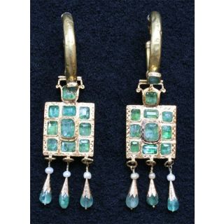 Moroccan Tuareg Berber Geometric Earrings