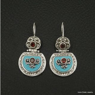 "Handcrafted Moroccan Tuareg Berber Earrings | Geometric Design"