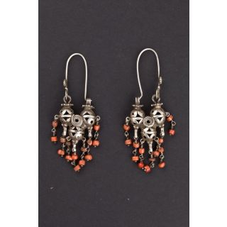 Moroccan Tuareg Berber Geometric Pattern Earrings