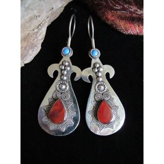 Moroccan Tuareg Berber Geometric Earrings for Trendsetters