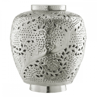 Moroccan Silver Metal Handmade Pendant Floor Lamps