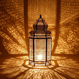 Moroccan Silver Handmade Floor Lamp - Timeless Charm & Durability