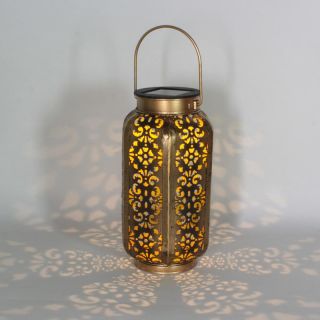 Moroccan Silver Metal Pendant Lamp - Vintage Charm for Indoor & Outdoor Settings.
