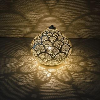 Moroccan Silver Metal Pendant Lamp | Timeless Elegance