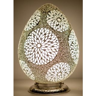 Moroccan Silver Metal Floor Lamp - Premium Handcrafted Design