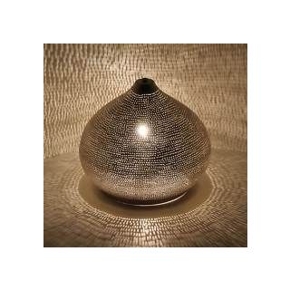 Moroccan Silver Metal Floor Lamps | Handmade Illumination