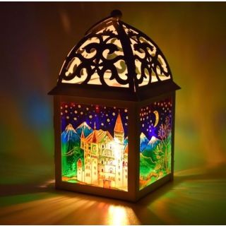 Moroccan Silver Metal Pendant Floor Lamp