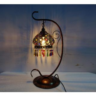Moroccan Silver Metal Handcrafted Floor Lamp