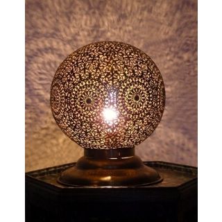 Moroccan Handcrafted Silver Metal Floor Lamps - Elegant Indoor & Outdoor Lighting