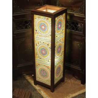 Moroccan Silver Metal Handcrafted Floor Lamp