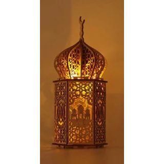 Moroccan Silver Metal Pendant Floor Lamp - Vintage Charm