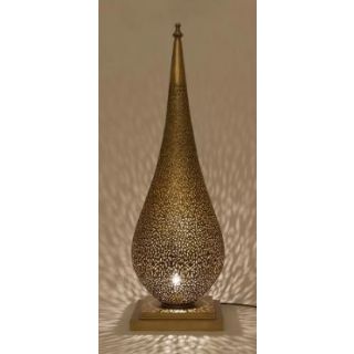 Moroccan Silver Metal Handmade Floor Lamp - Elegant Lighting Choice