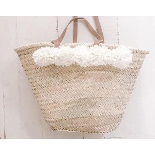 Eco-Friendly Handcrafted French Market Basket by Moroccan Artisans