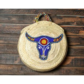 Handwoven French Market Basket 130 - Eco-Friendly and Versatile