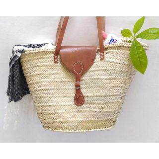 French Market Basket - Handwoven Eco-Friendly Alternative