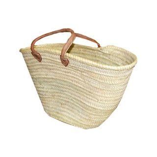 French Handwoven Market Basket - Eco-friendly & Stylish