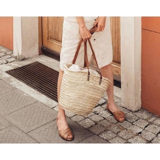 Eco-Friendly Handwoven French Market Basket - Ethically Crafted & Versatile
