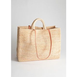 Handwoven Moroccan Berber French Market Basket - Ethical & Stylish