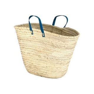 Handwoven Moroccan French Market Basket - Sustainable Style