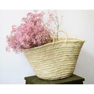 Handcrafted Eco-friendly French Market Basket - Chic Style Essential
