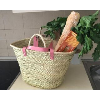 Handwoven French Market Basket - Eco-friendly & Stylish