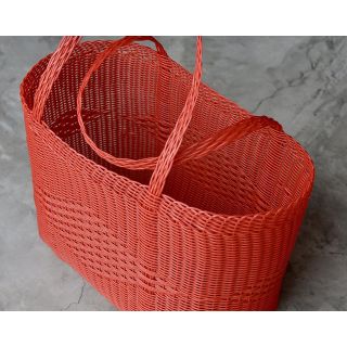 Chic Handwoven French Market Basket - Eco-Friendly & Sustainable