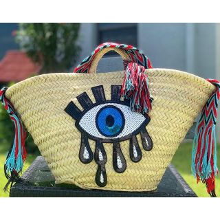 Eco-Friendly French Market Basket | Handwoven Moroccan Design