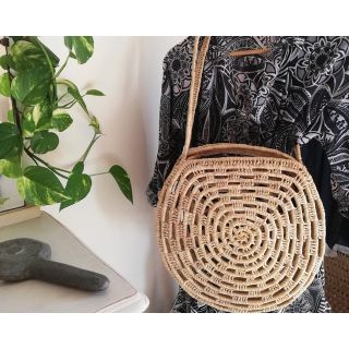 Handcrafted Moroccan Straw Handbag - Sustainable Fashion Essentials