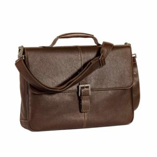 Moroccan Leather Laptop Bag | Spacious main pocket & compartments