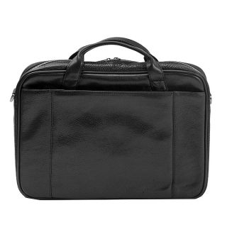 Moroccan Leather Laptop Bag - Handmade Black Leather - Premium Quality