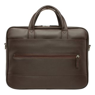 Exquisite Handmade Moroccan Dark Brown Leather Laptop Bag