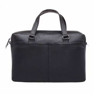 Moroccan Leather Laptop Bag with Multiple Compartments