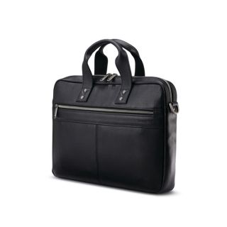 "Black Moroccan Leather Laptop Bag | Stylish & Functional"