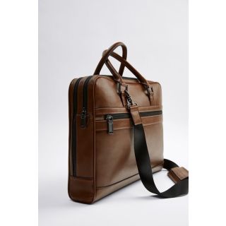 Genuine Moroccan Leather Laptop Bag - Handcrafted Elegance