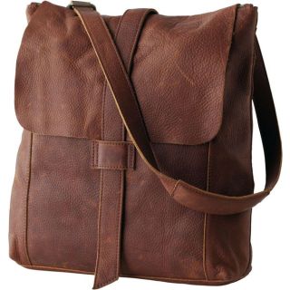 Dark Brown Moroccan Leather Backpack with Multi-Pockets