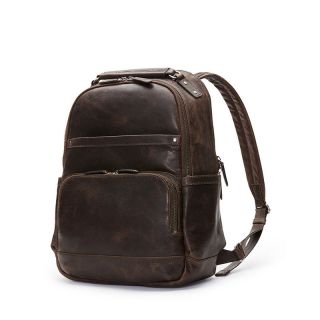 Dark Brown Moroccan Leather Backpack - Premium Quality Craftsmanship